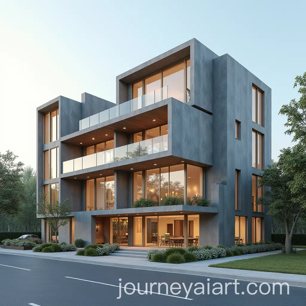 Photorealistic-Rendering-of-a-Building-with-Realistic-Lighting-and-Textures