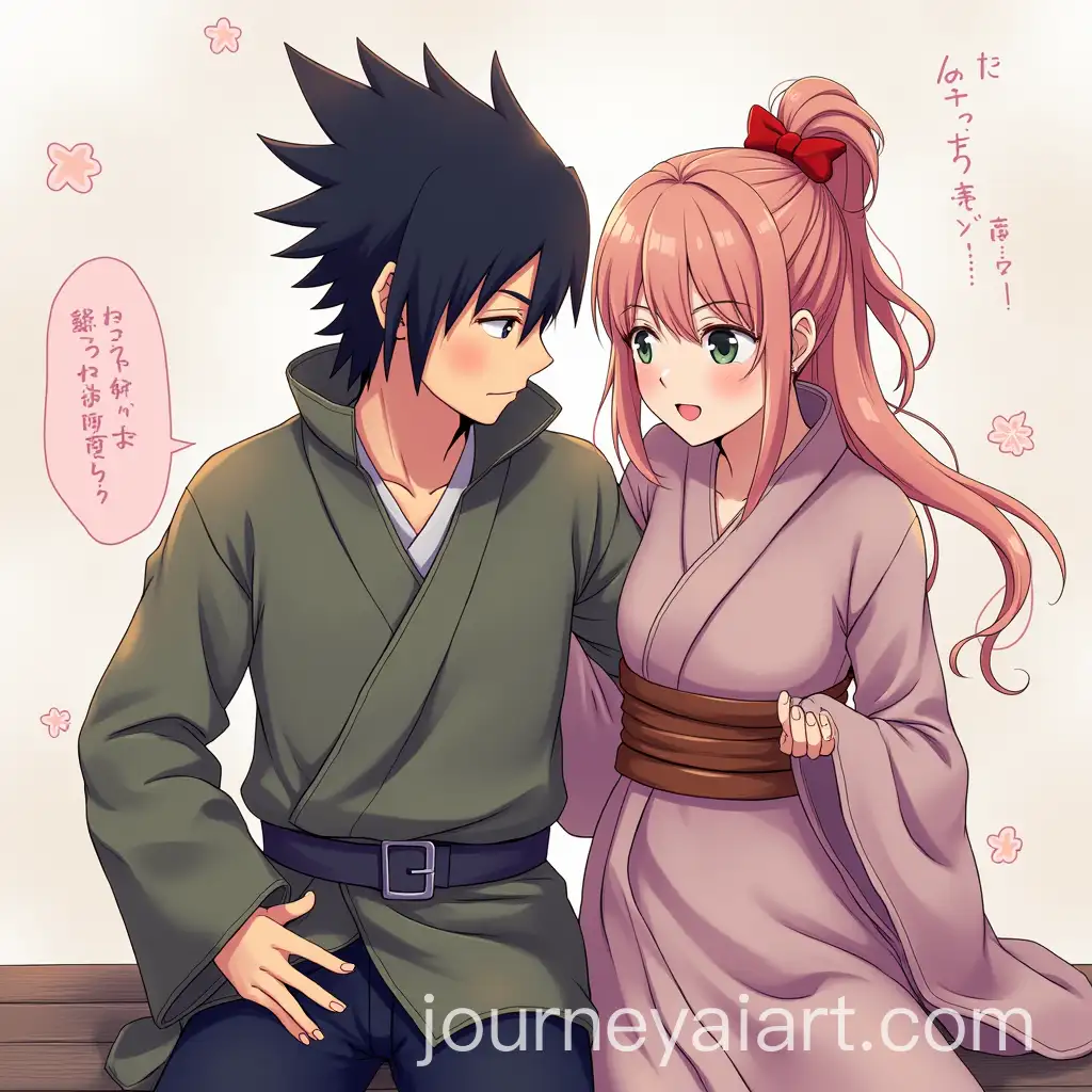 Sasuke-and-Sakura-in-a-Dynamic-Ninja-Battle