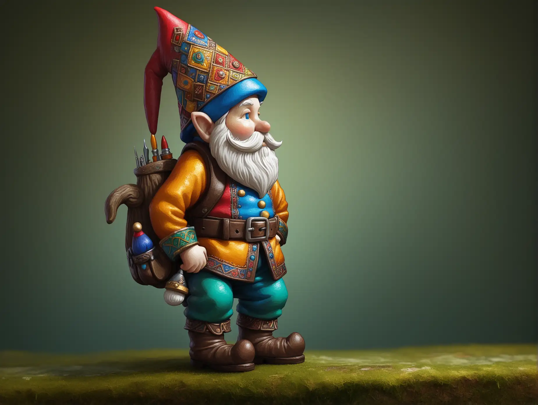 Whimsical-Gnome-Profile-with-Colorful-Outfit-and-Detailed-Features