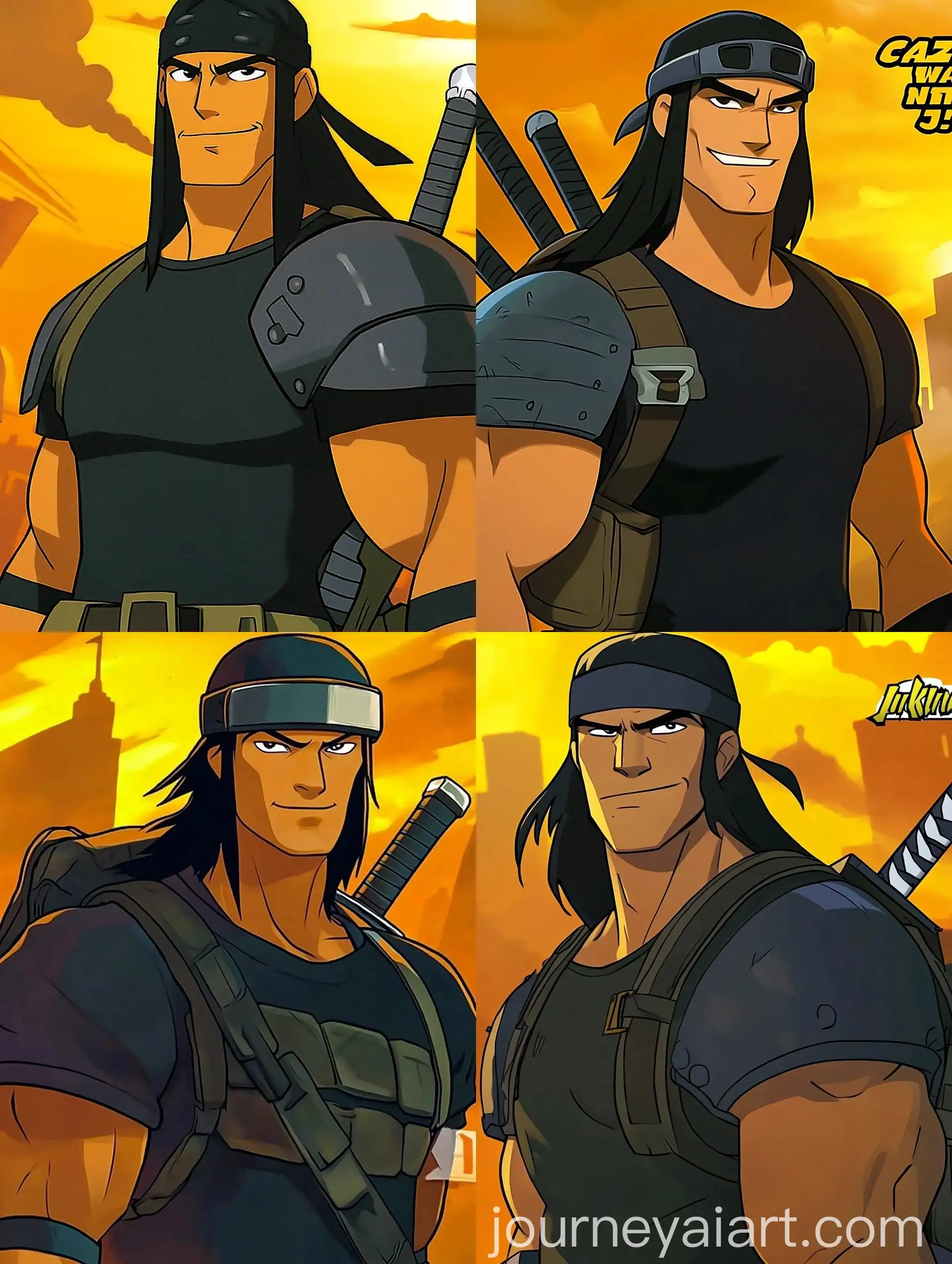 Cartoon-Character-Casey-Jones-CloseUp-with-New-York-City-Background