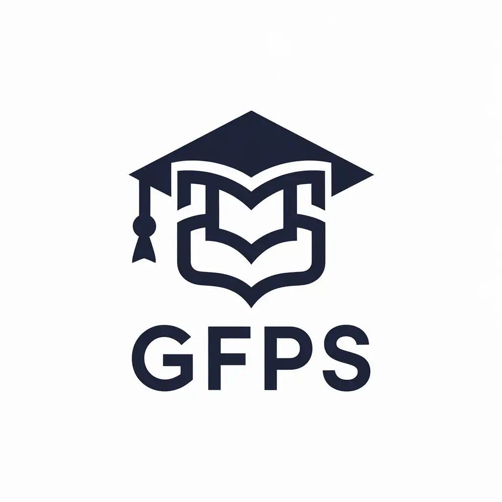 LOGO Design for GFPS Vector Logo with Education Theme in Simplistic Style for the Education Industry