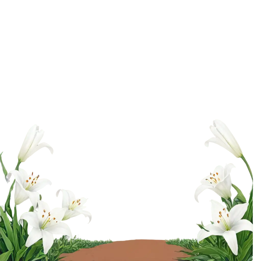 Certificate-with-White-Lilies-PNG-Image-Elegant-Floral-Design-for-Digital-Awards-and-Diplomas