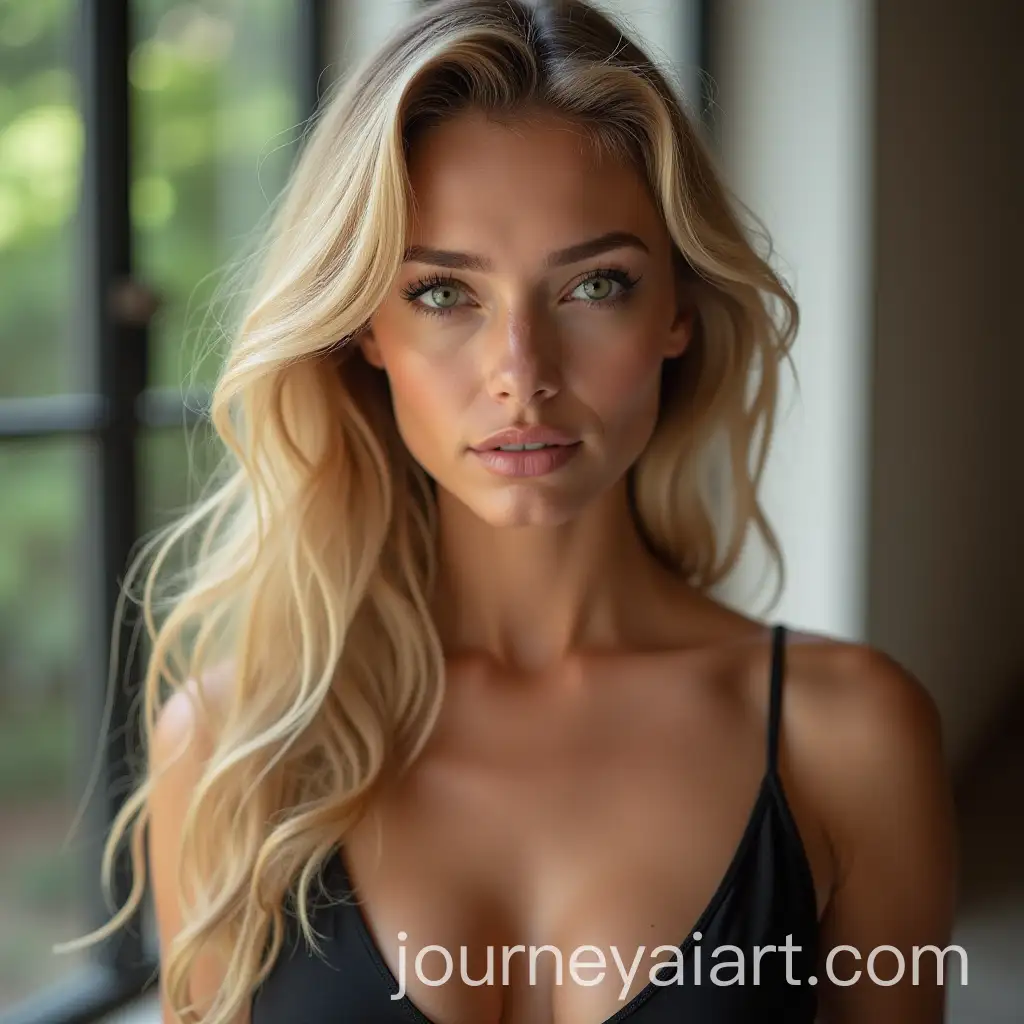 Portrait-ofAI-Image-Prompt-Expansion-a-Blonde-European-Model-Woman-in-a-Studio-Setting