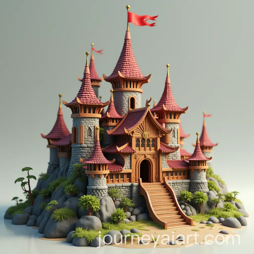 3D-Render-of-the-Pajajaran-Kingdom-with-Historical-Architecture-and-Lush-Landscape