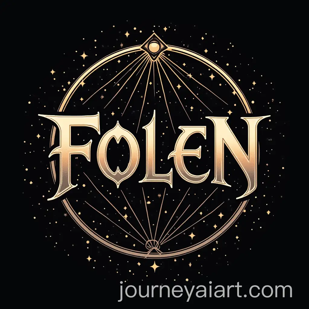 Band-Logo-Design-with-Text-FOLEN-in-Disco-Elysium-Style