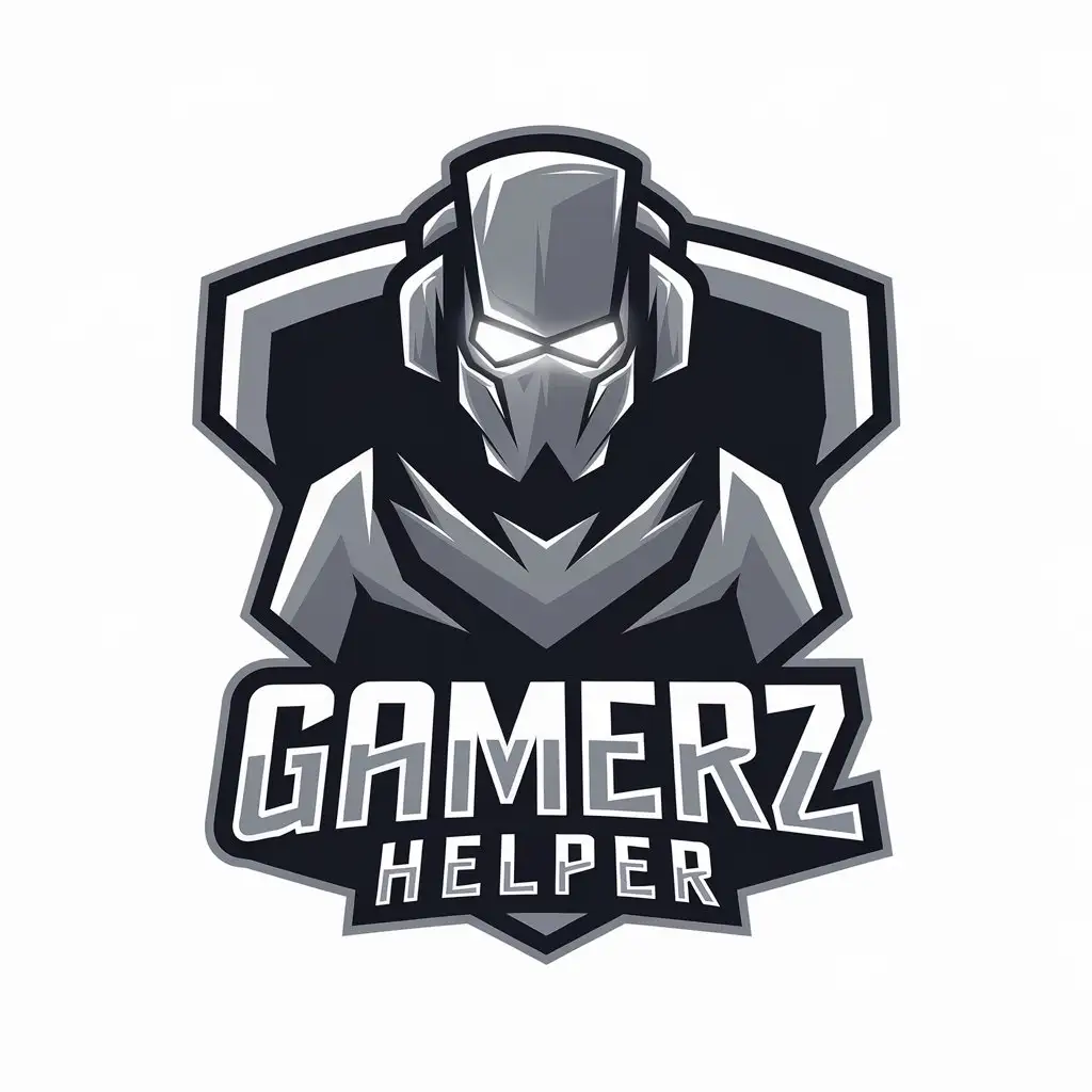 LOGO Design for Gamerz Helper Modern Gamer Cybersports Theme with Popular Color Palette for Technology Industry