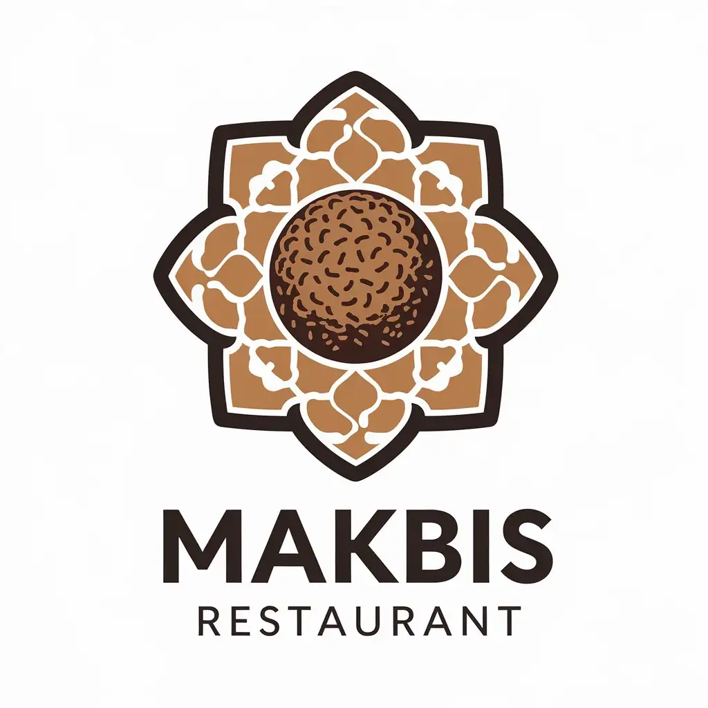 LOGO Design for Makbis Restaurant Arabic Food Theme with Moderate Style and Clear Background