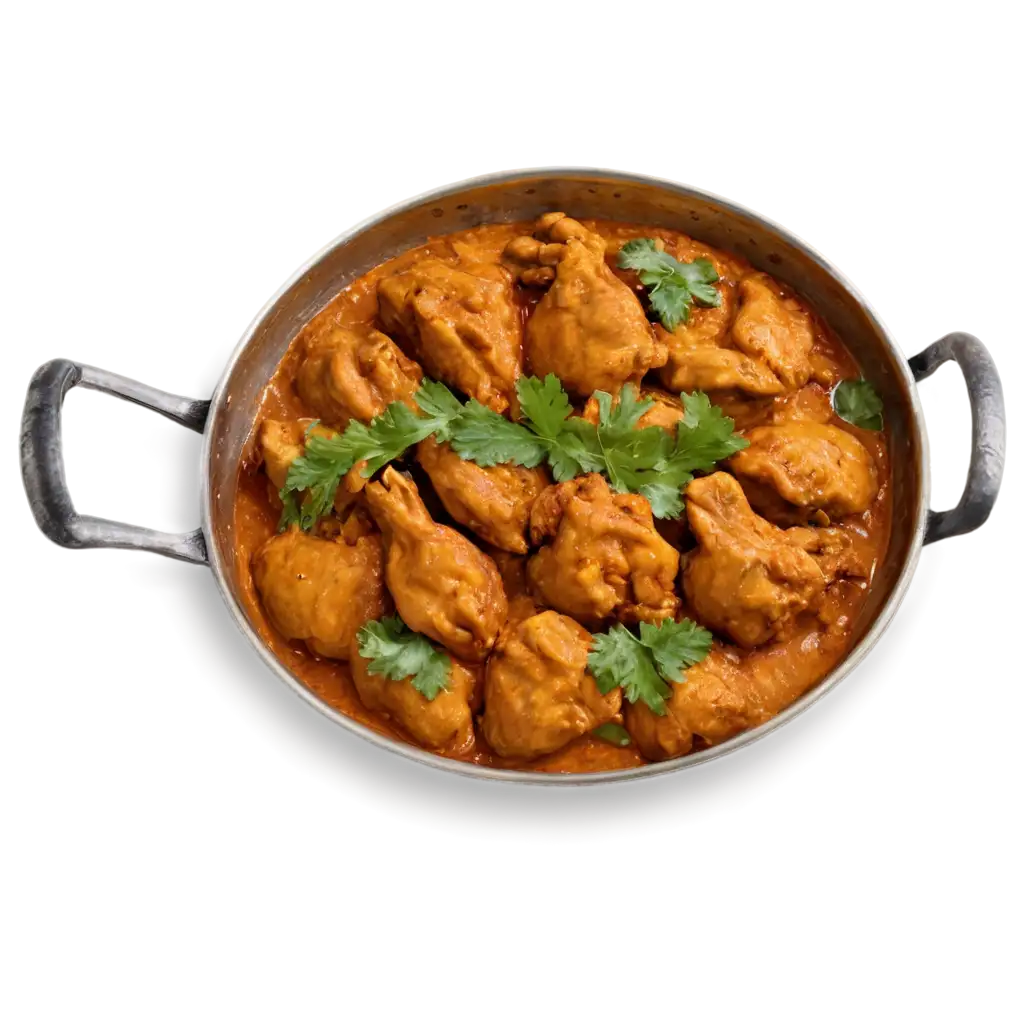 Chicken-Karahi-Top-View-PNG-HighQuality-Image-for-Culinary-and-Food-Presentations