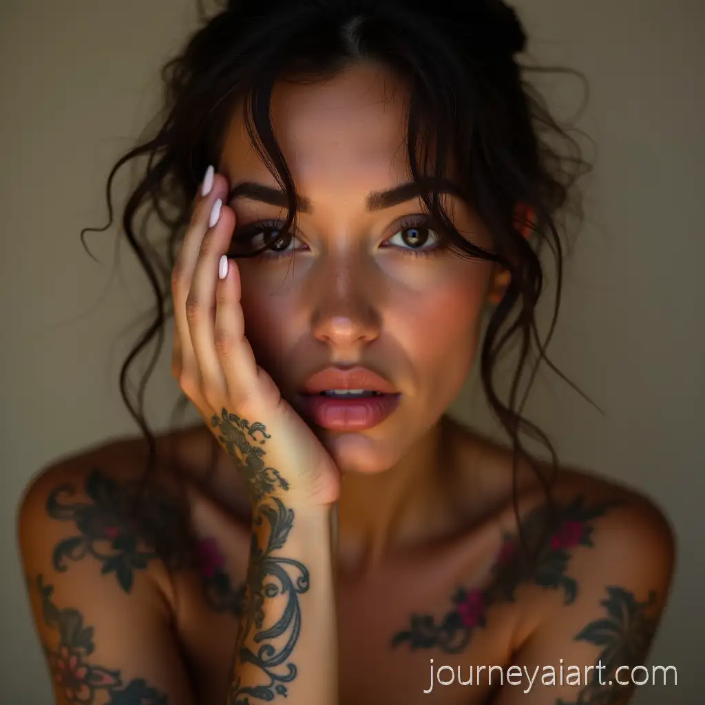 Celebrity-with-TattoosTrue-love-celebrity-portrait-Expressing-True-Love-in-Postmodern-Pop-Style