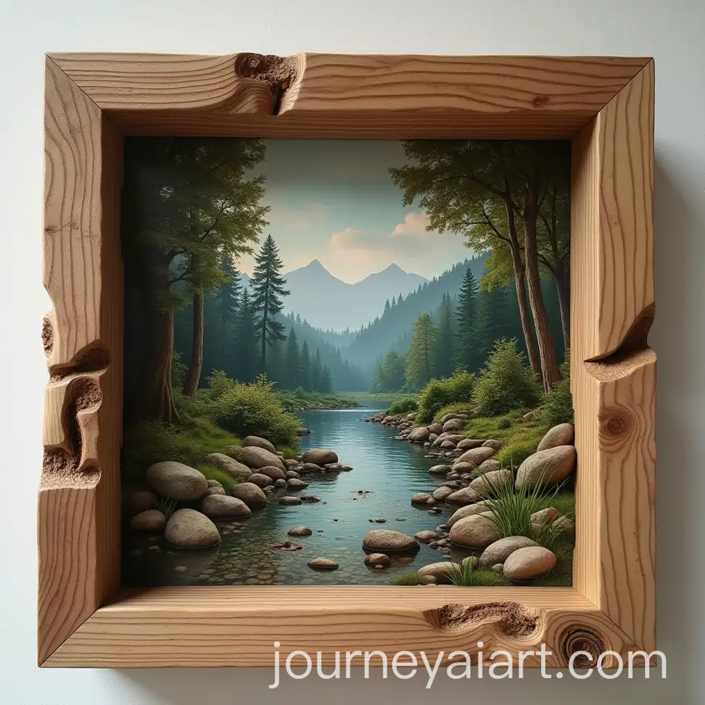 Wooden-Sonar-Frame-Design-forAI-Art-Prompt-Expansion-Stream-Navigation