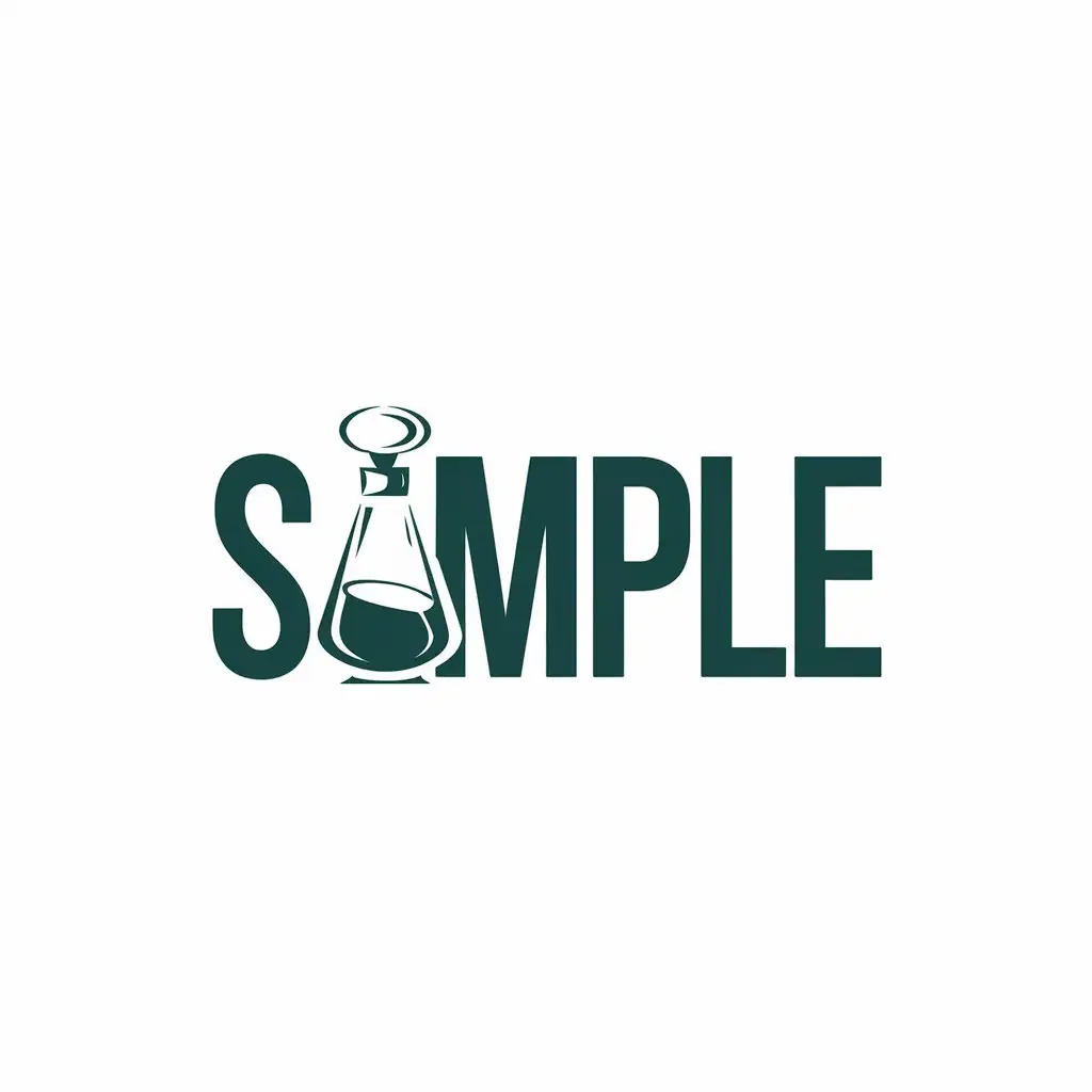 LOGO Design for Sample Vector Logo Featuring a Perfume Glass Bottle on a Clear Background