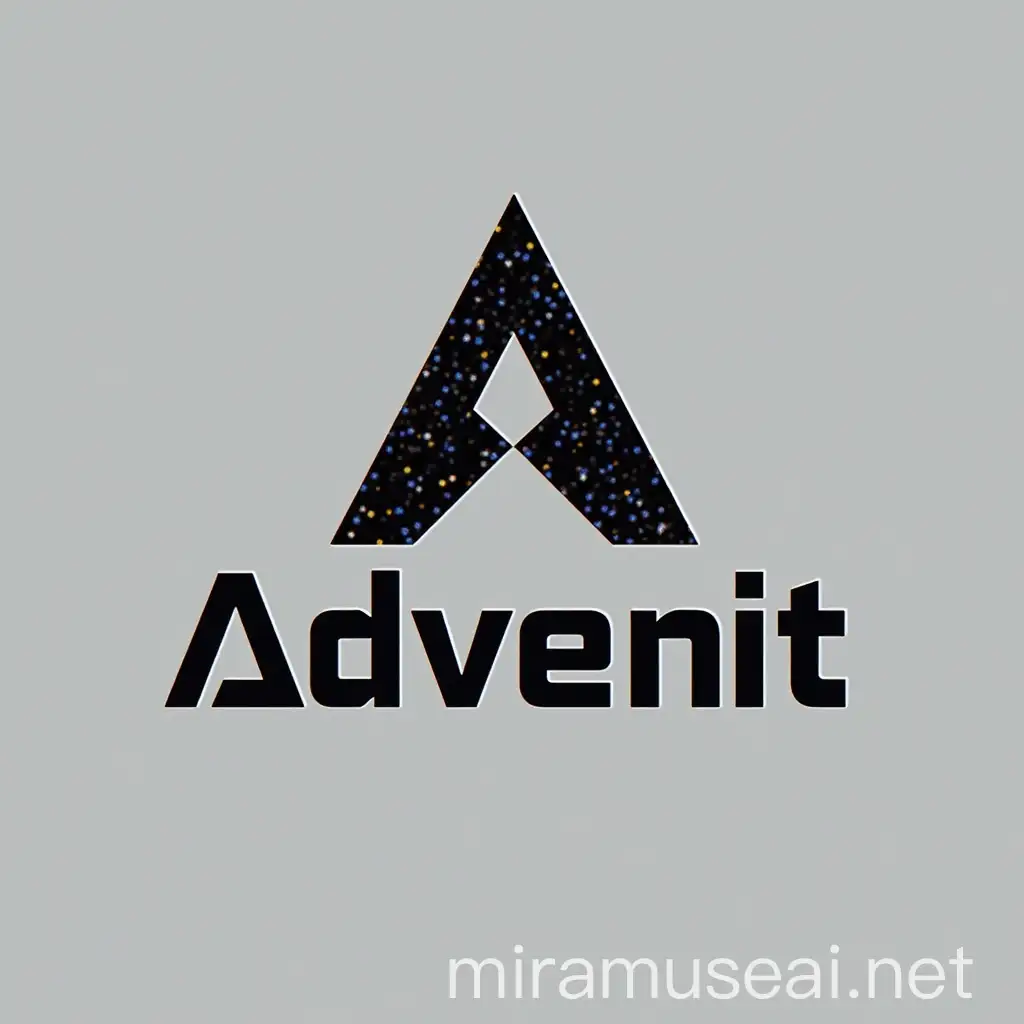 Modern BlackandWhite Logo Design for Advenit with IT Theme