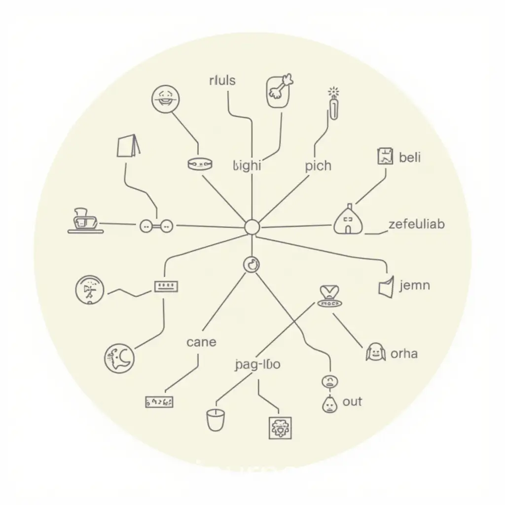 Visual-Classification-Diagram-of-Kazakh-LanguageAI-Image-Prompt-Expansion-Lexical-Layers-with-Iconic-Representation