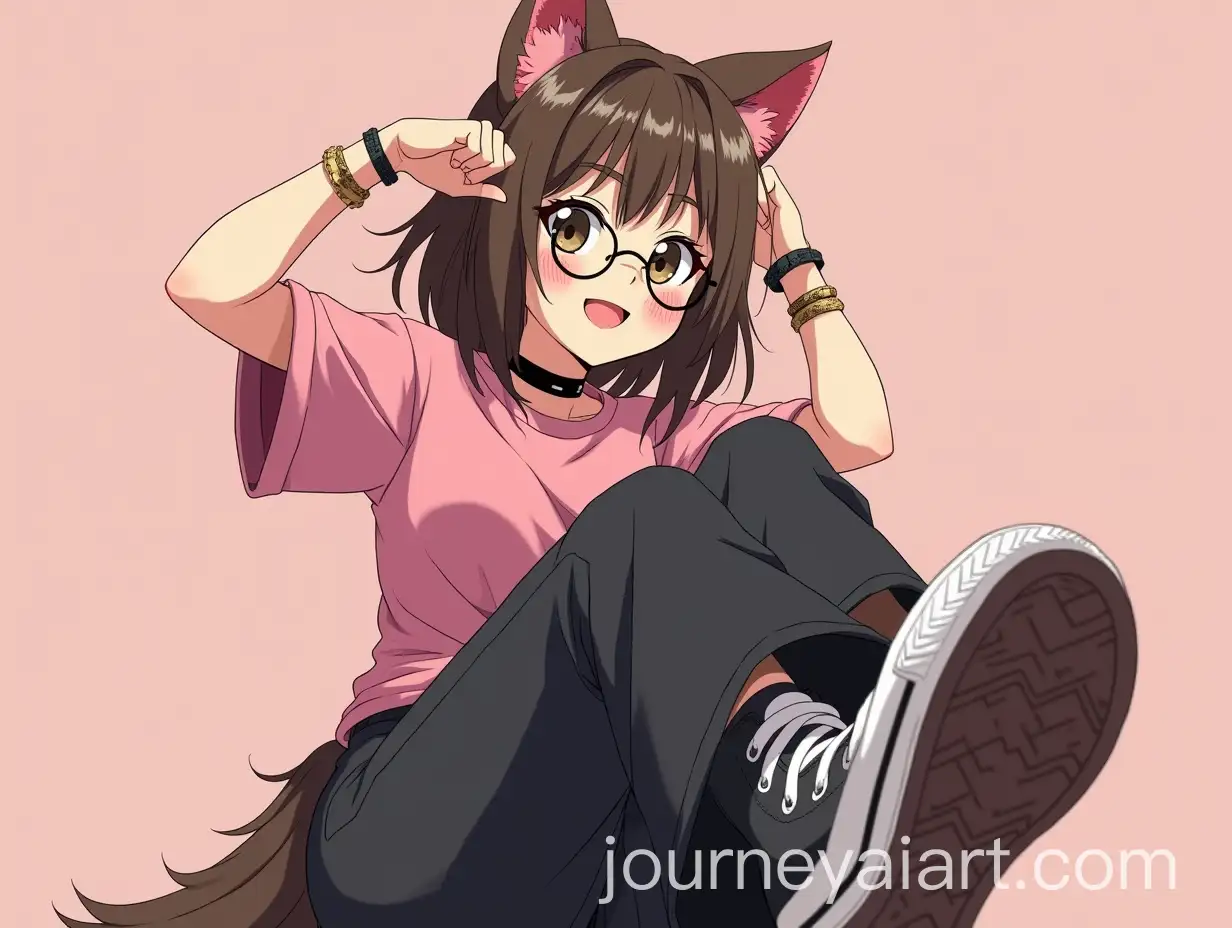 Shy-Girl-in-1990s-AnimeAI-Image-Prompt-Expansion-Style-with-Wolfcut-and-Relaxed-Pose