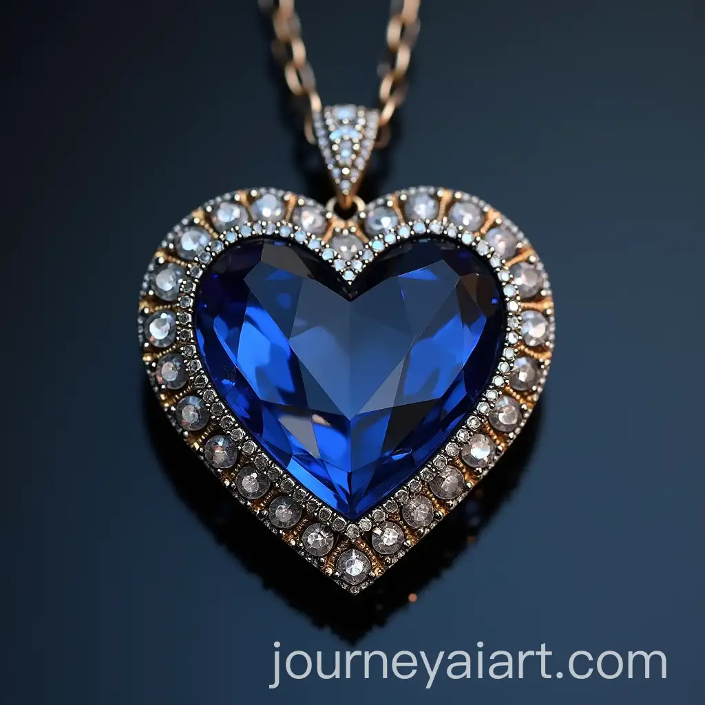 Melancholic-Love-Necklace-with-Deep-Blue-and-Burgundy-Hues