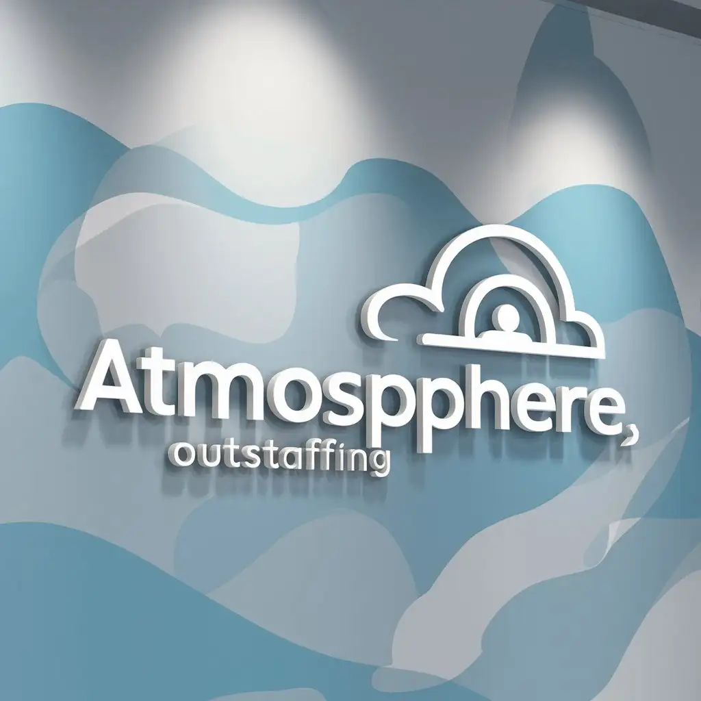 LOGO-Design-for-Atmosphere-Outstaffing-with-a-Modern-and-Clear-Background