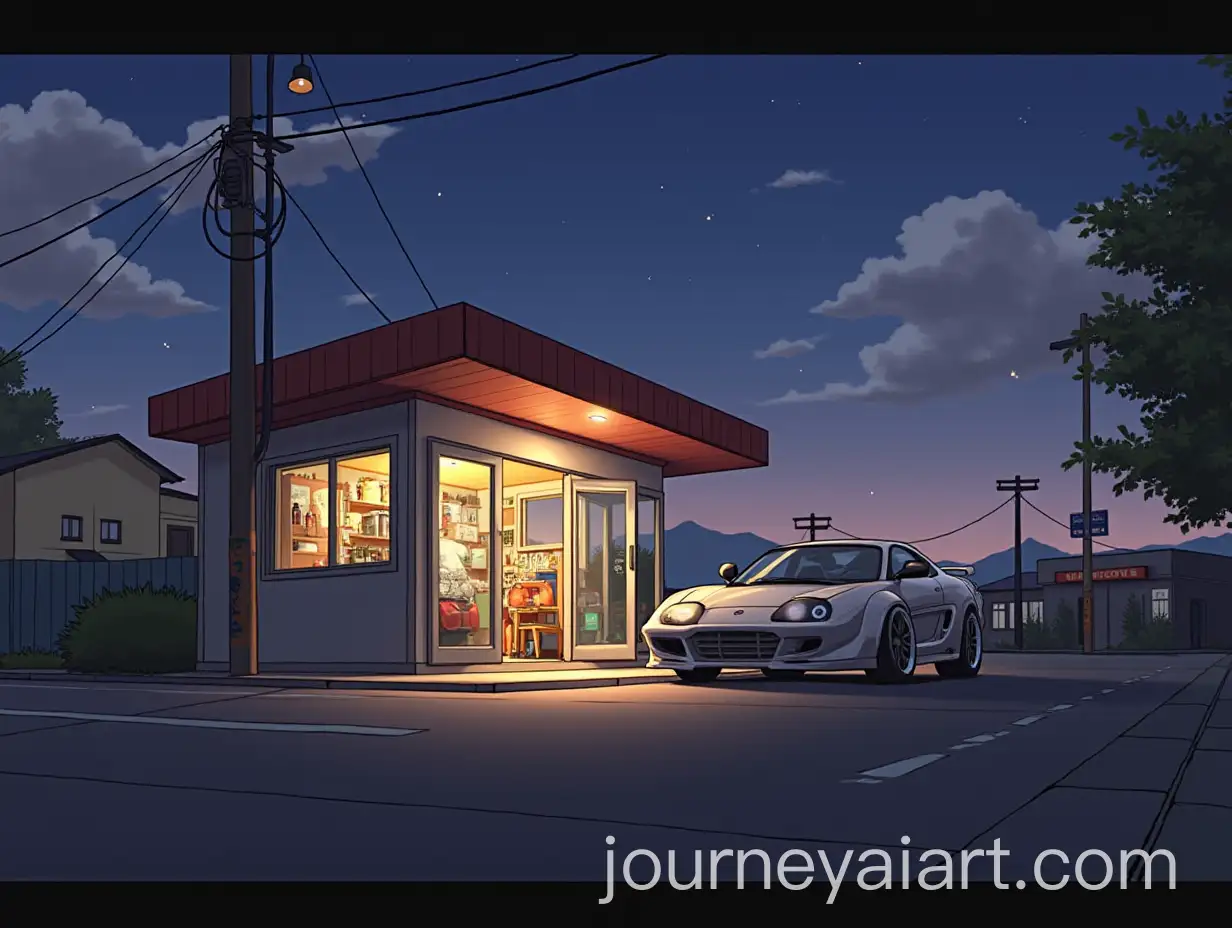 Calm-Evening-at-a-DoubleStory-Shop-Realistic-Anime-Style-Digital-Drawing