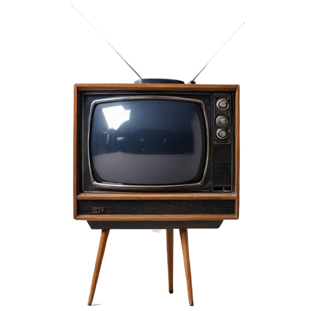 Vintage-Old-TV-with-Black-Screen-and-Cathode-Ray-Tube-PNG-Image-for-Retro-Design-Projects