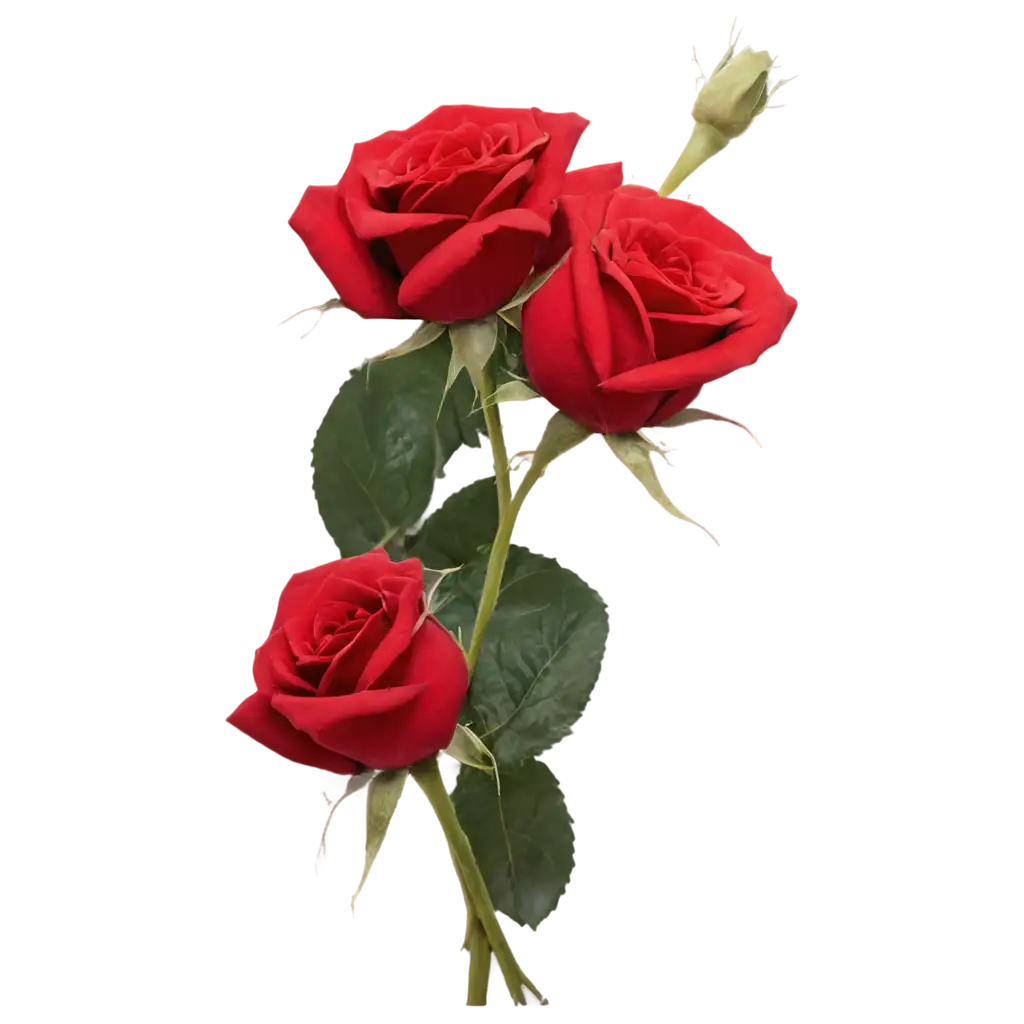 HighQuality-PNG-Image-of-Vibrant-Red-Roses-Capturing-Timeless-Beauty