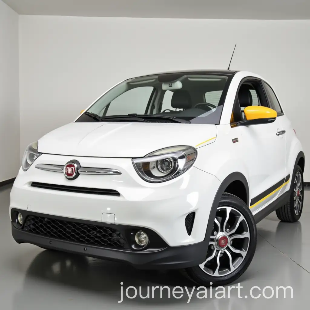 White-Fiat-Argo-with-License-Plate-inAI-Image-Prompt-Expansion-Urban-Setting