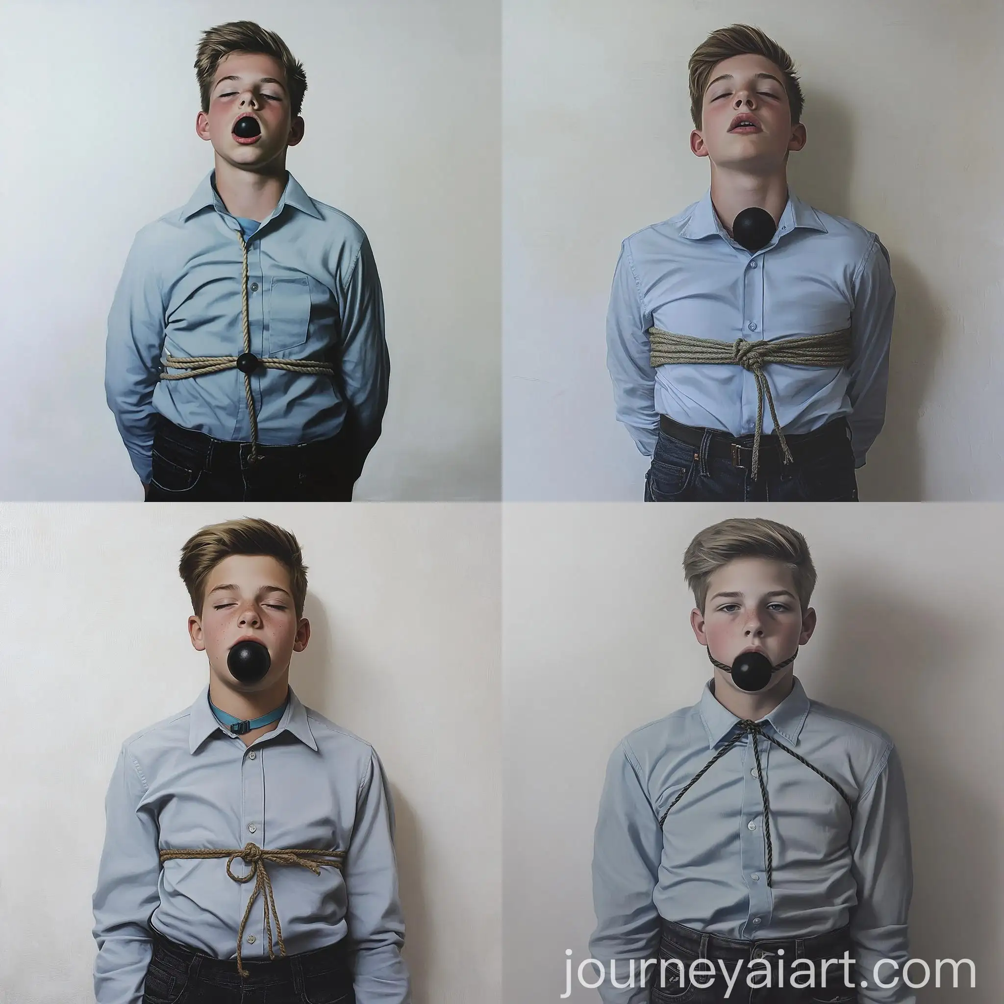 Teenage-Boy-Bound-with-Rope-Surrealistic-Portrait