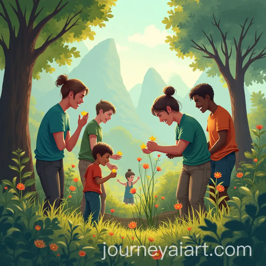 Community-Collaboration-People-Helping-Each-Other-in-Nature