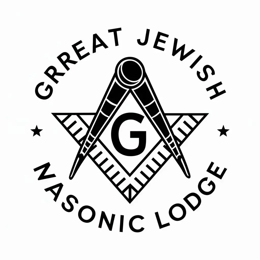 LOGO-Design-for-Great-Jewish-Masonic-Lodge-Triangle-Symbol-with-Moderate-and-Clear-Background