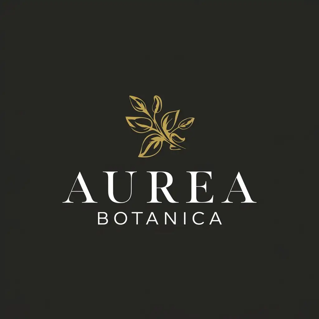 LOGO Design for Aurea Botanica Modern and Sophisticated Natural Oral Care