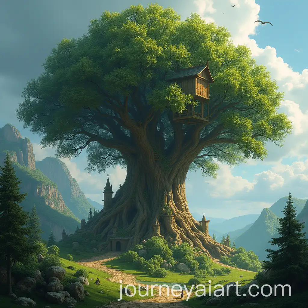 Elven-World-Tree-and-Forest-Settlements