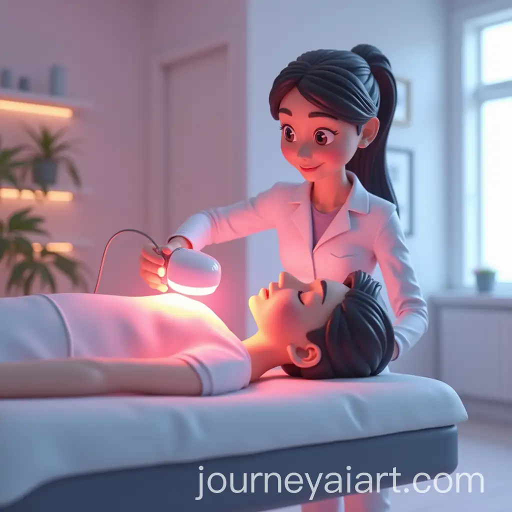 Modern-Laser-Therapy-Session-in-a-HighTech-Clinic-with-Soothing-Ambiance
