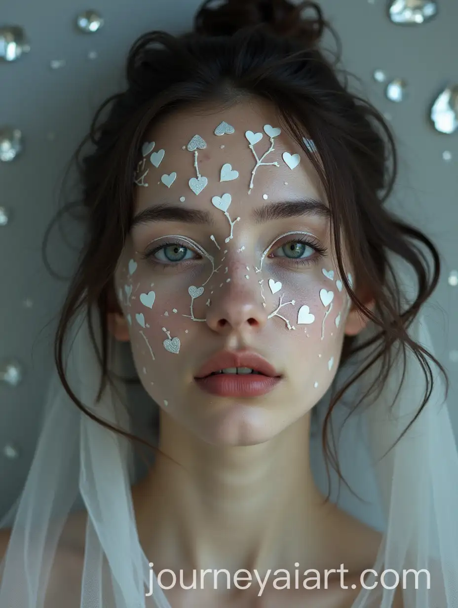 Model-with-HeartShaped-Stickers-and-Translucent-Fabric-in-Ethereal-Setting