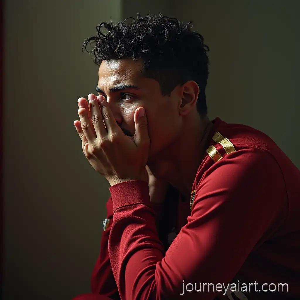 Cristiano-Ronaldo-Crying-Alone-in-a-Dimly-Lit-Corner