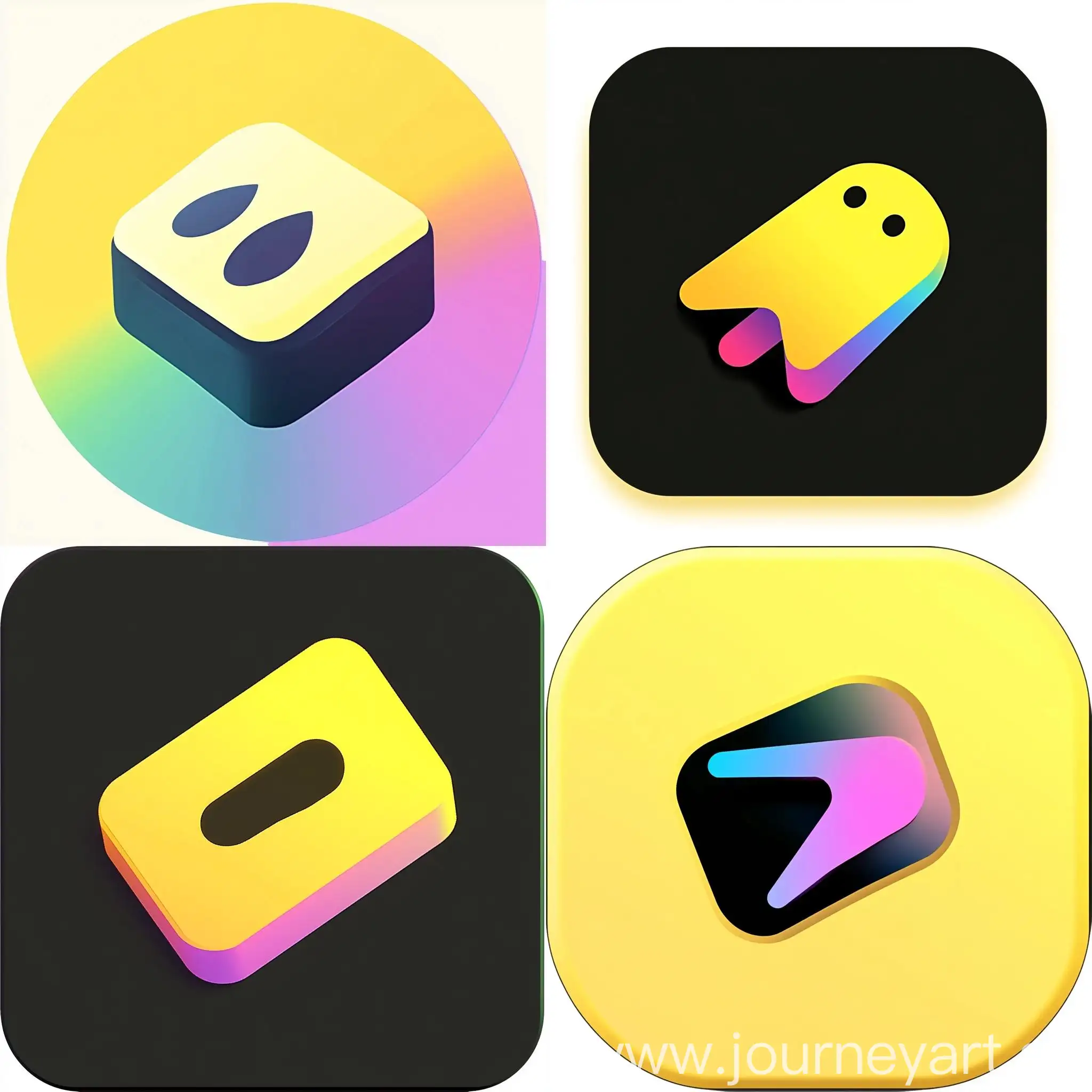 Colorful-Discord-Icon-with-Journey-Art-AI-Style