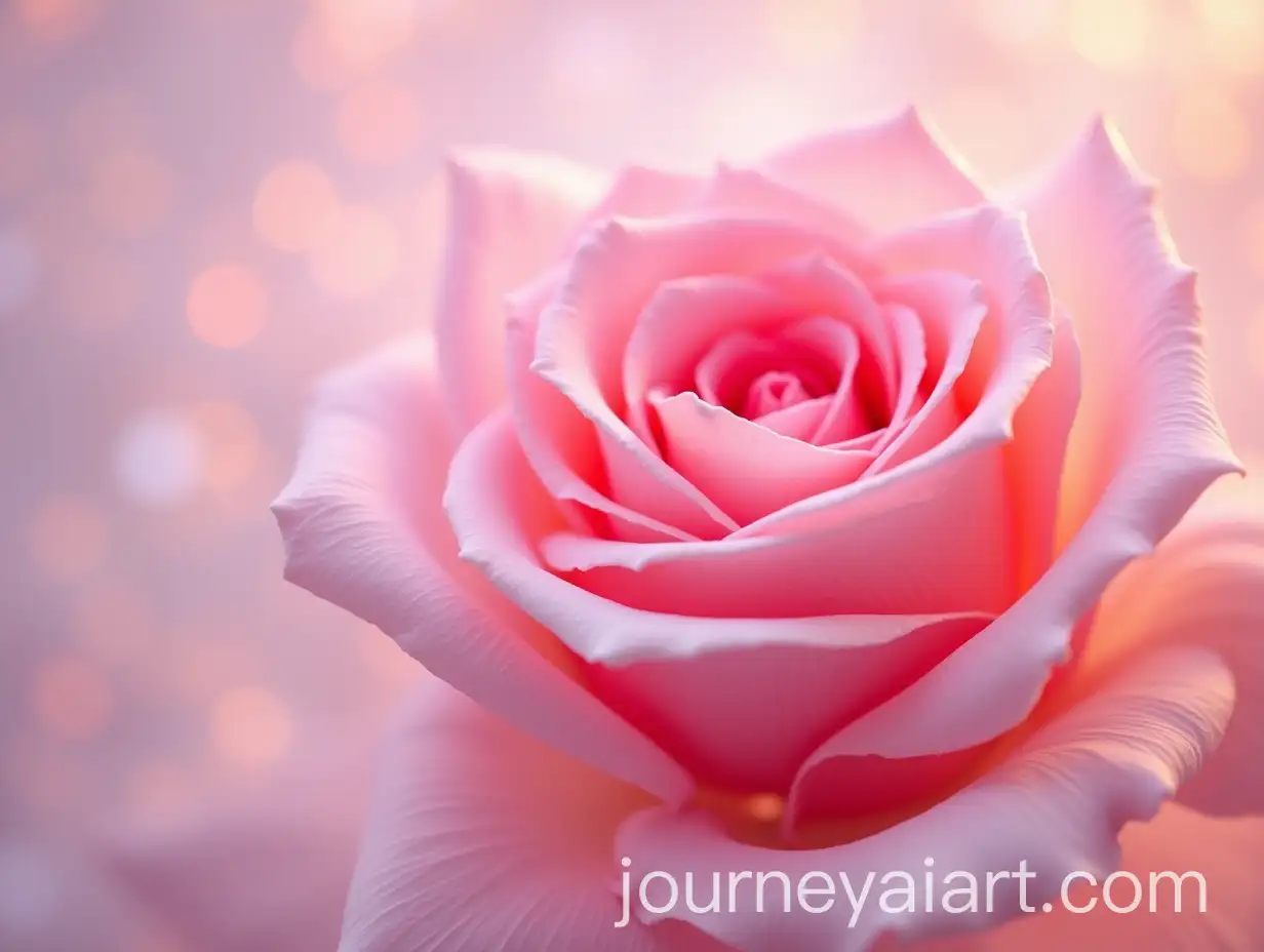 Closeup-of-Tender-Rose-Flower-with-Soft-Pink-Pastel-Tones-and-Sparkling-Background