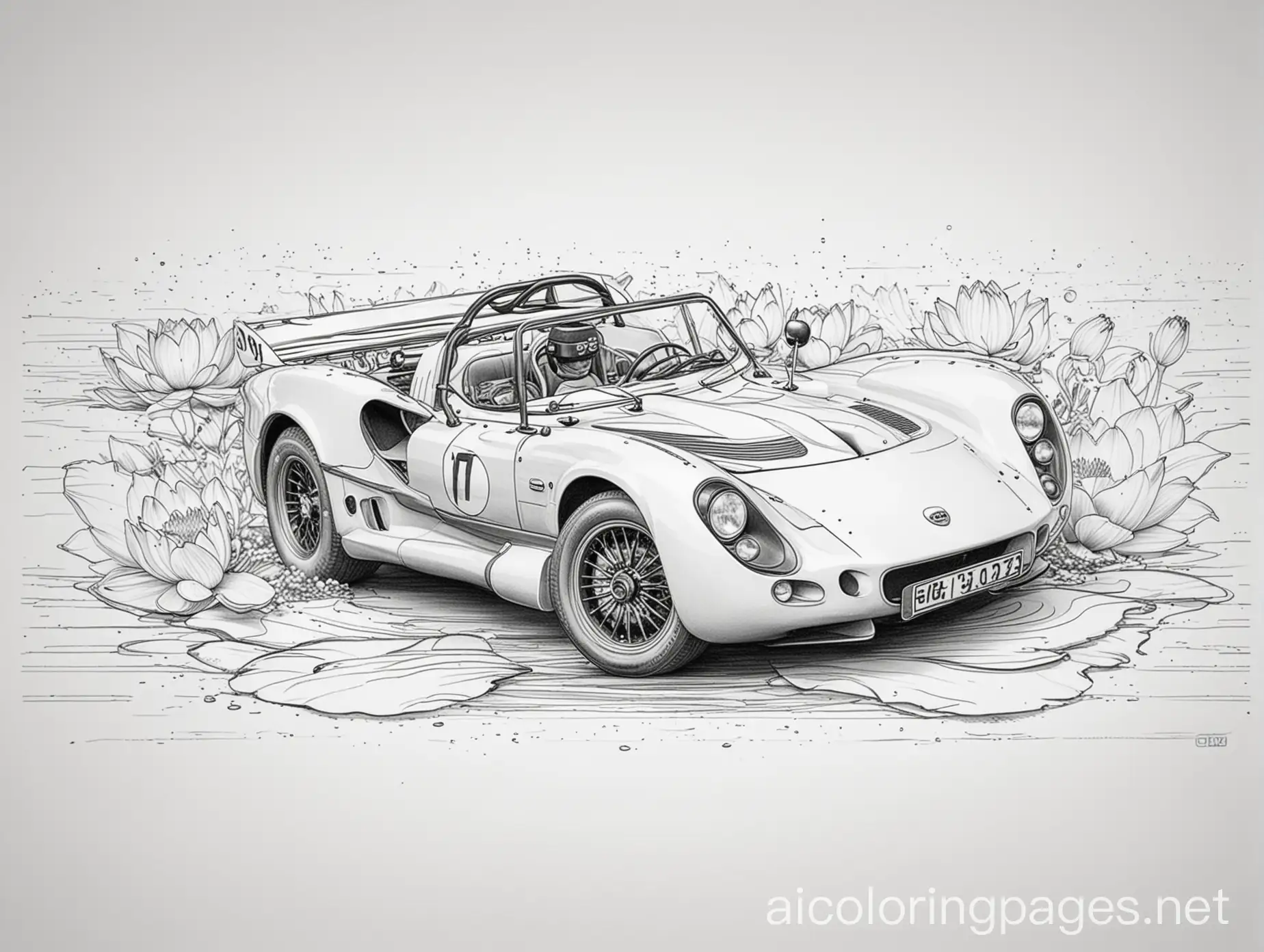 Ultra-Detailed-Black-and-White-Lotus-72-Crossing-Finish-Line-Coloring-Page