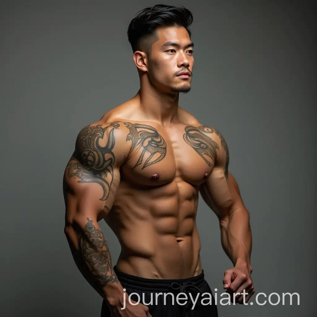 Confident-Young-Muscular-Asian-Man-with-Tattoos-in-a-Bold-Pose