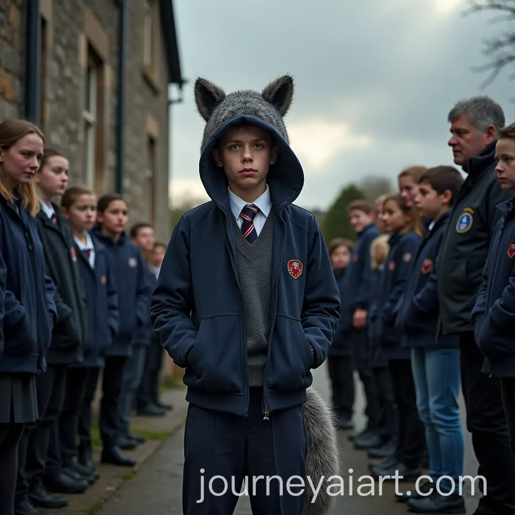 Schoolboy-in-Wolfthemed-Uniform-Faces-School-Community