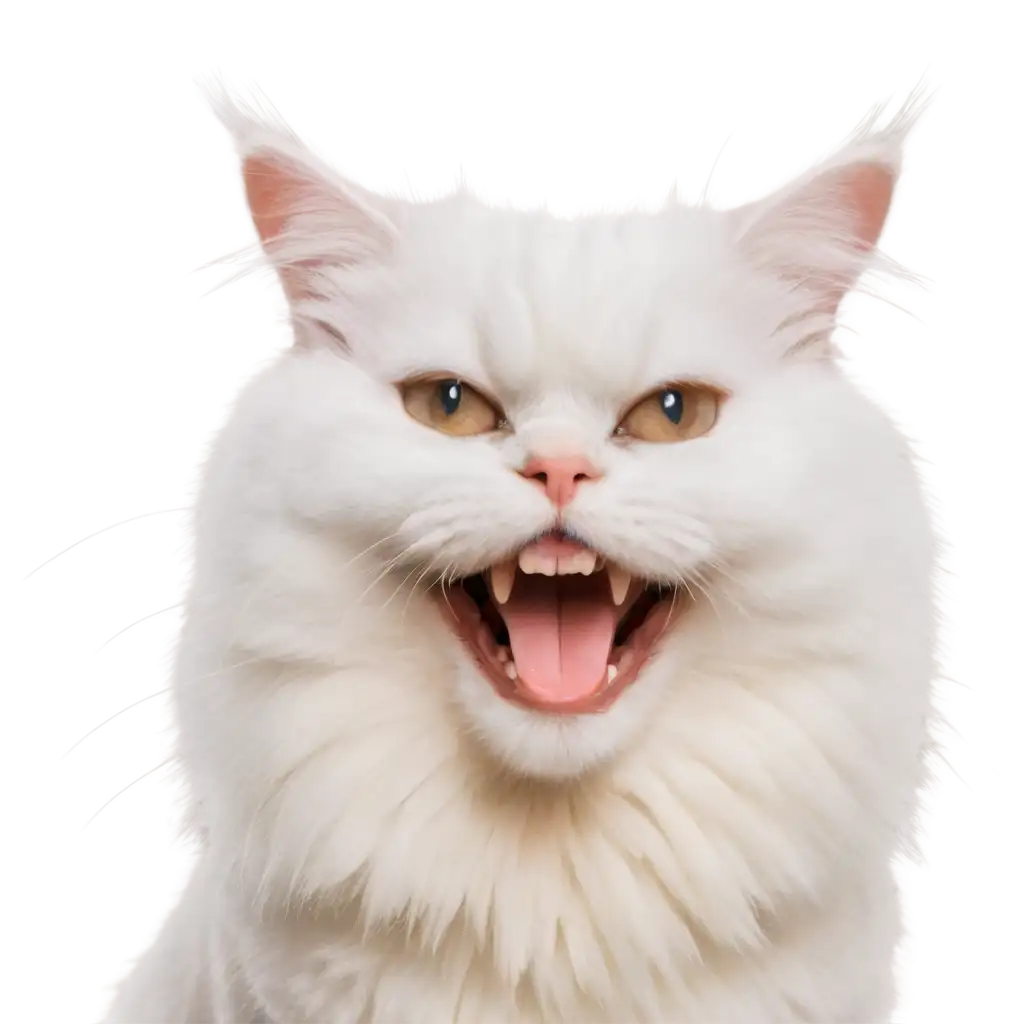 Laughing-White-Persian-Cat-PNG-Image-for-Fun-and-Laughter-Themes