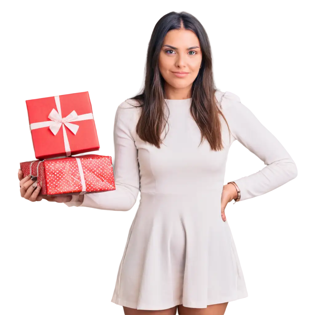 Beautiful-Girl-Holding-Gift-HighQuality-PNG-Image-for-Various-Uses