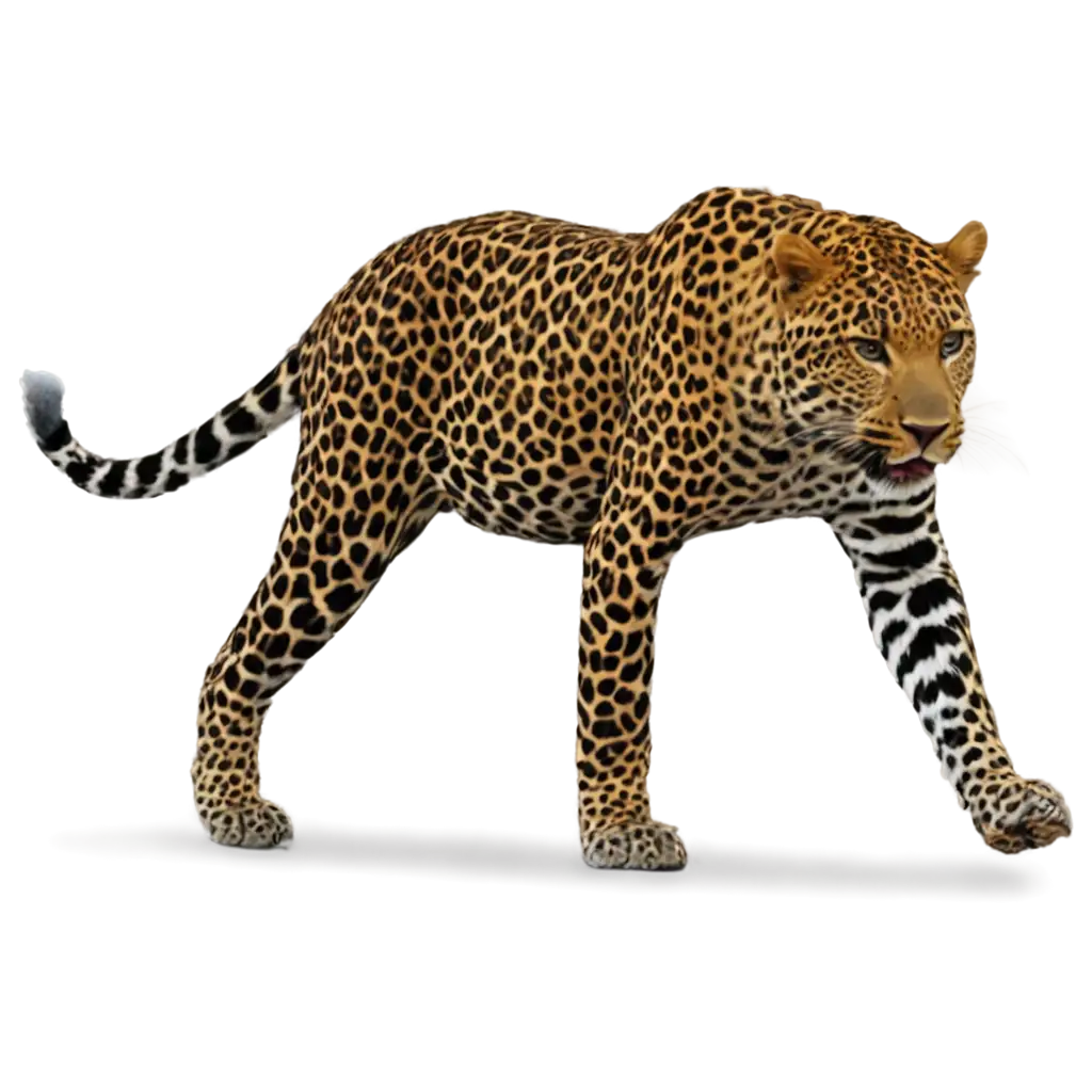 Aggressive-Leopard-Walking-PNG-Image-Perfect-for-HighQuality-Graphics-and-Designs