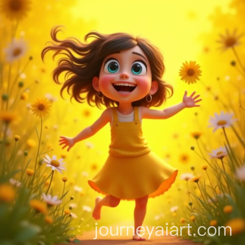 Joyful-Girl-with-GlowingAI-Image-Prompt-Expansion-Skin-and-Sparkling-Eyes-Twirling-in-Nature-Under-Sunlight