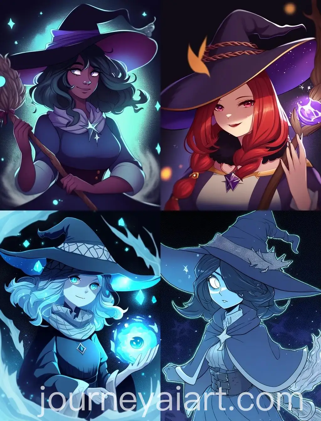 Witch-Casting-Colorful-Spells-in-Enchanted-Forest