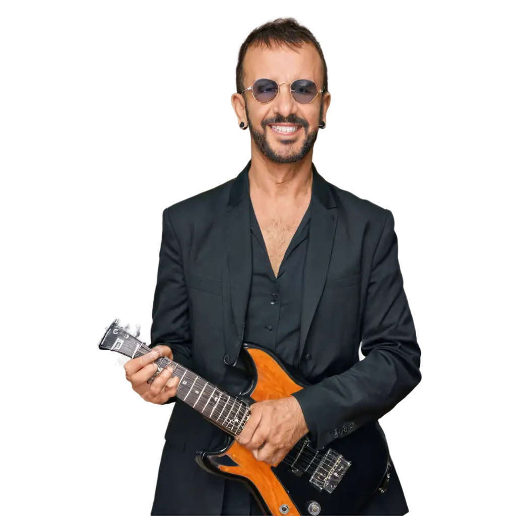 Ringo-Starr-65-Year-Old-British-Male-Musician-PNG-Image-Capturing-Iconic-Portrait-of-a-Legendary-Musician