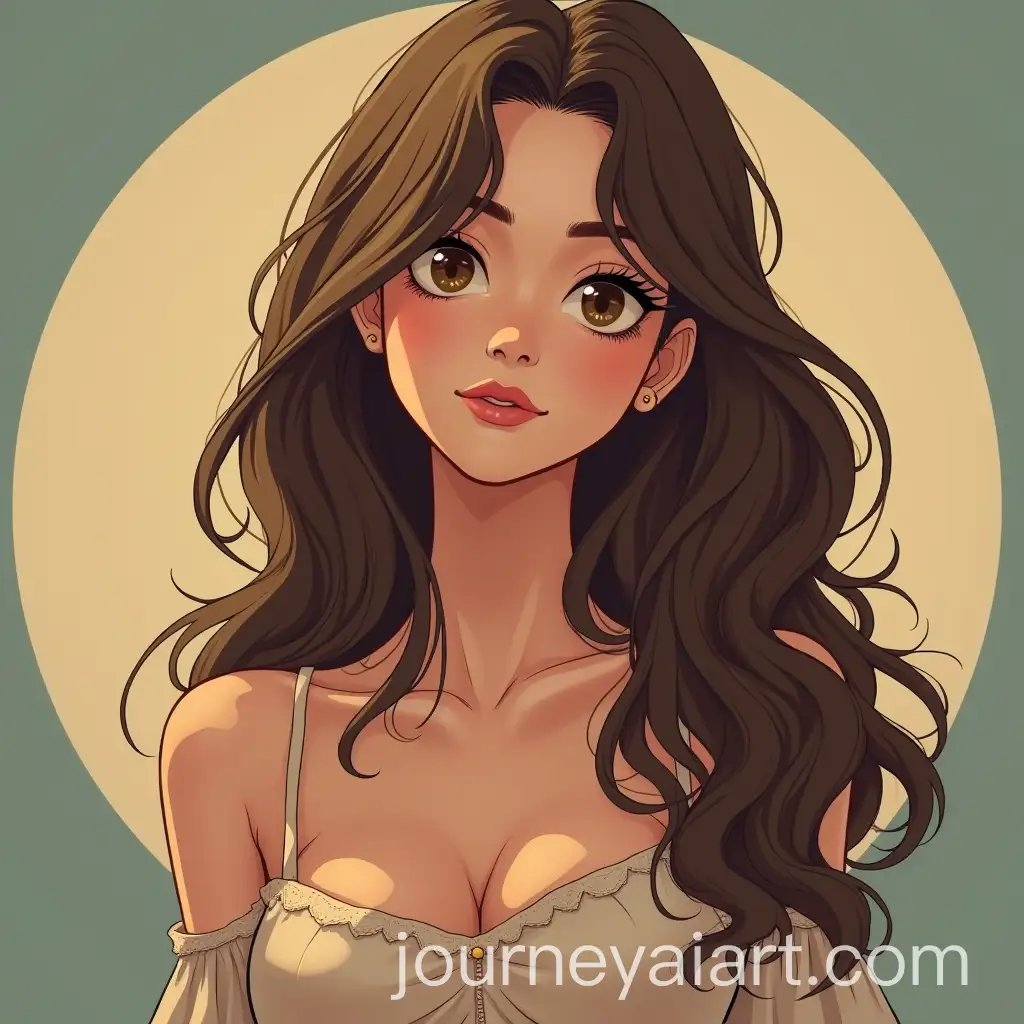 Portrait-of-a-Smiling-Real-Woman-in-a-Cute-and-Friendly-Style