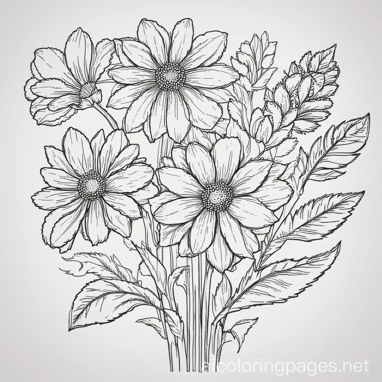 Simple-Black-and-White-Flower-Coloring-Page-for-Kids