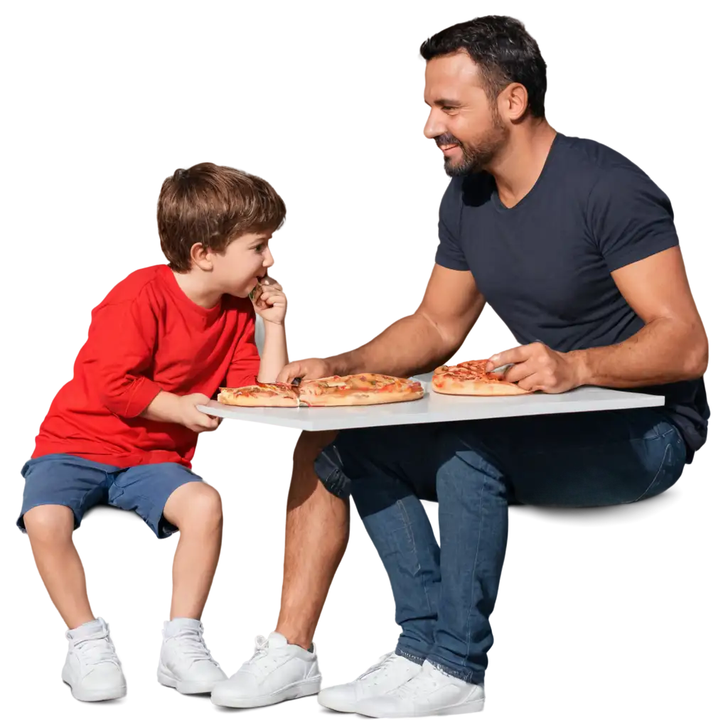 Father-and-Son-Eating-Pizza-Heartwarming-PNG-Image-Captures-Family-Bonding