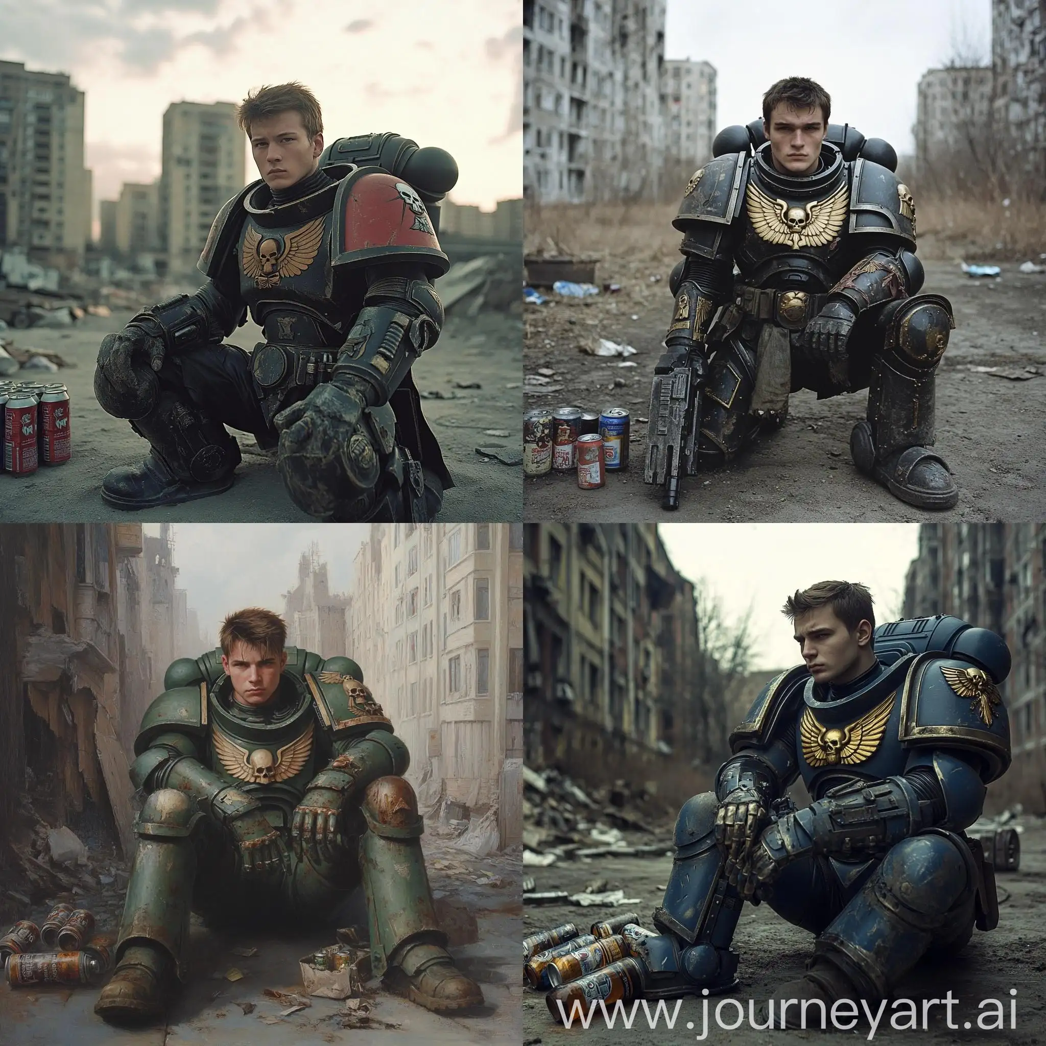 Young-Space-Marine-Squatting-in-Urban-Setting