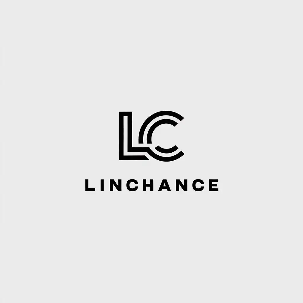 LOGO Design for LinChance Minimalistic LetterBased Design for Technology Industry