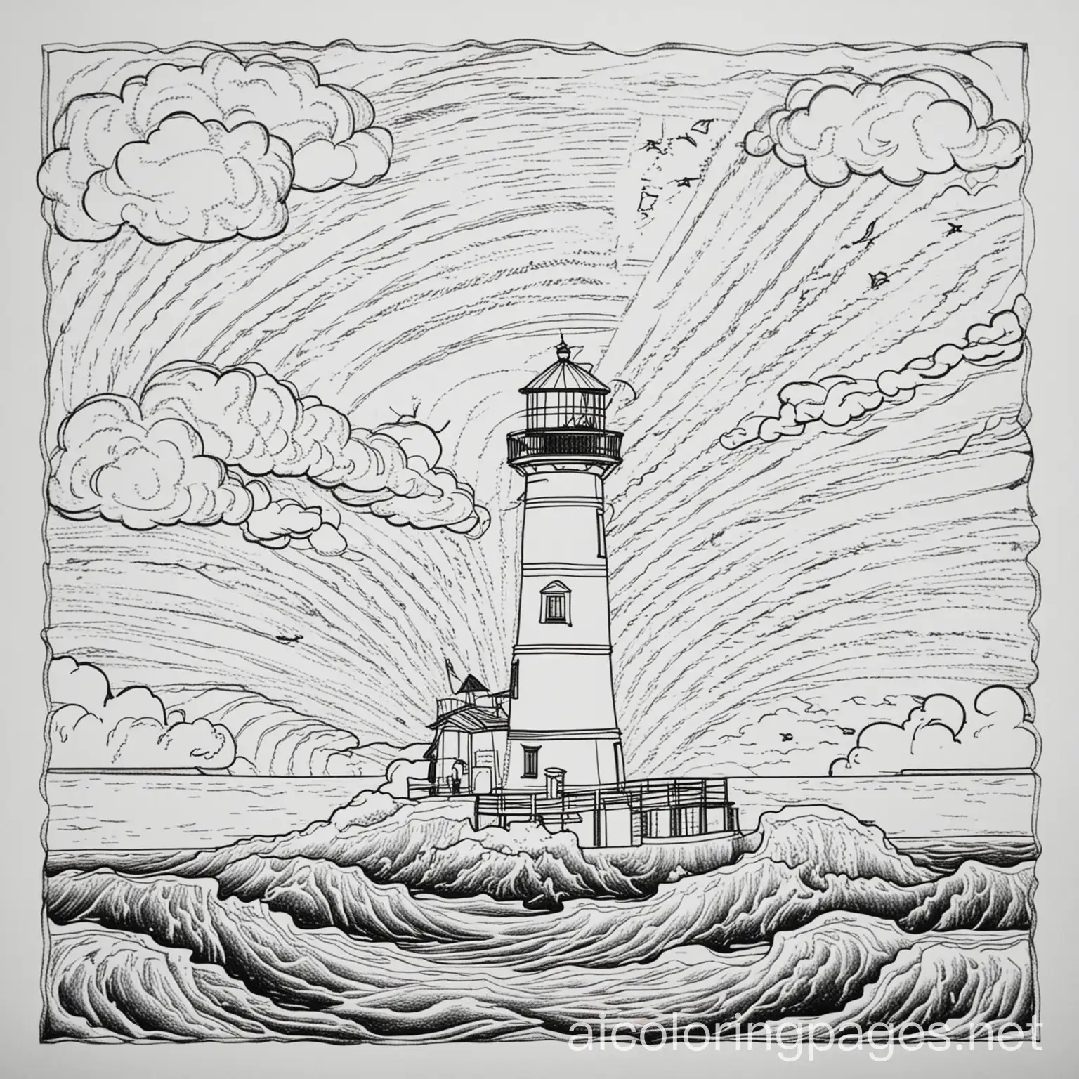 Whimsical-Wind-and-Sea-Breeze-Lighthouse-Coloring-Page