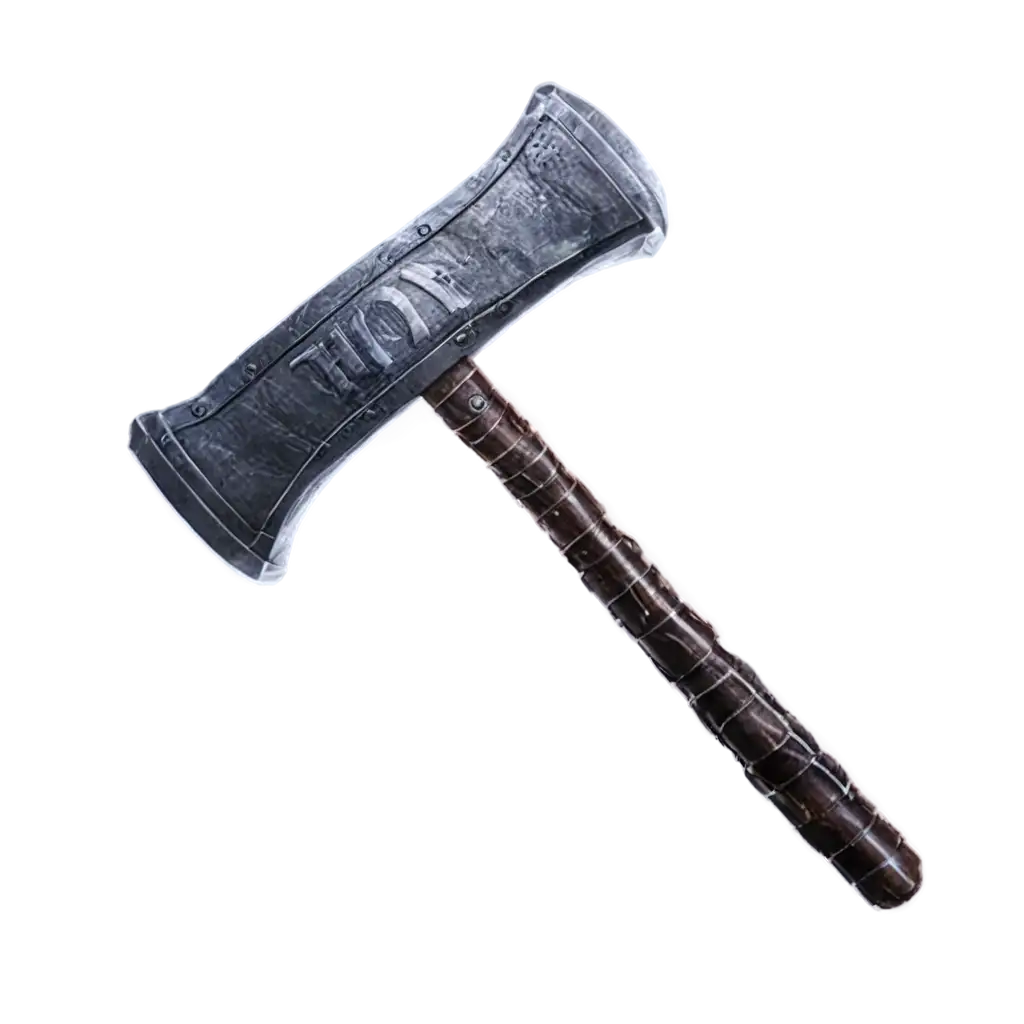 Magic-Hammer-PNG-Image-ThorInspired-Design-for-HighQuality-Visuals